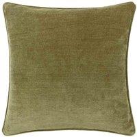 Yard Heavy Chenille Filled Cushion, Green