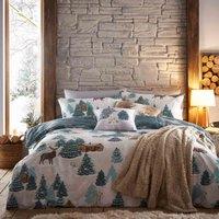 furn. Furn. Arcticus Arctic Animal Double Duvet Cover Set, Blue