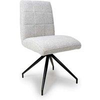 Shankar 2 X Laurel Boucle Smoke Grey Dining Chair