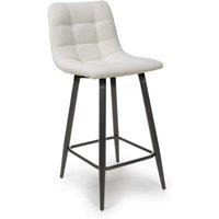 Shankar 2 X Lichfield Boucle Cream Bar Stool, Cream