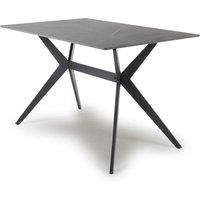 Shankar Timor 1.2M Grey Dining Table, Grey