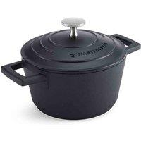 Masterclass Cast Aluminium Black Casserole Dish 1.4L, Black