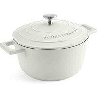 Masterclass Cream Cast Aluminium Casserole Dish 2.5L, Cream