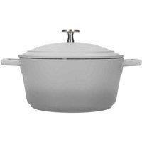Masterclass Lightweight 2.5 Litre Casserole Dish With Lid - Ombre Grey, Grey