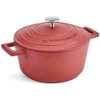 Masterclass Cast Aluminium Red Casserole Dish 2.5L, Red