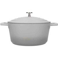 Masterclass Lightweight 4 Litre Casserole Dish With Lid - Ombre Grey, Grey