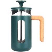 La Cafetiere La Cafeti re Pisa Glass Cafetiere With Stainless Steel Frame, Green