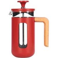 La Cafetiere La Cafeti re Pisa Glass Cafetiere With Stainless Steel Frame, Red