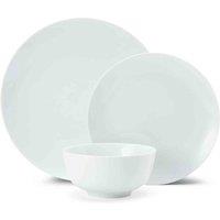 Mikasa Chalk 12-piece Porcelain Dinner Set White, White