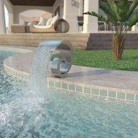 vidaXL Pool Fountain Stainless Steel 50x30x53cm Silver, Silver