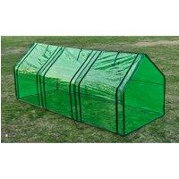 vidaXL Greenhouse with 3 Doors, Green
