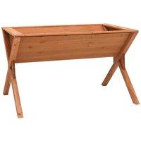 vidaXL Planter 90x55x56cm Firwood, Brown