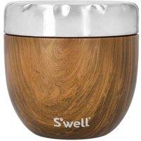 S'well S well Teakwood Eats 2-in-1 Food Bowl, Brown