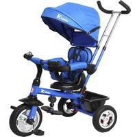 RayGar Kiddo Smart 4 In 1 Kids Children Trike Tricycle - Blue, Blue