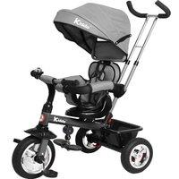 RayGar Kiddo Smart 4 In 1 Kids Children Trike Tricycle - Grey, Grey