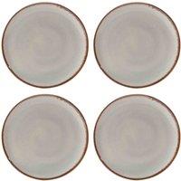 Mason Cash Reactive Cream Set Of 4 Dinner Plates