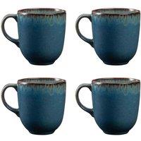 Mason Cash Reactive Blue Set Of 4 Mugs 400Ml