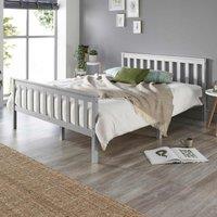 Aspire Furniture Atlantic Bed Frame In Grey - King