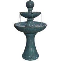 Bermuda Fontana Mains Powered Water Feature, Green
