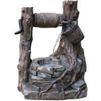 Bermuda Woburn Solar Powered Water Feature, Brown