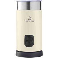 Misterchef Large Fast 550W Automatic Milk Frother Silent Operation Cream, Cream
