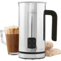 Misterchef Large Fast 500W Automatic Milk Frother Silent Operation Chrome, Silver