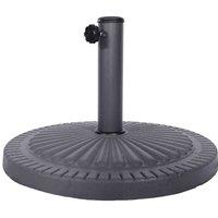 Royalcraft 14kg Poly Resin Base - Charcoal, Black