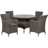 Royalcraft PARIS 4 Seater Round Carver Dining Set