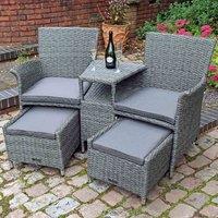 Royalcraft Paris Fixed Companion Set, Grey