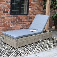 Royalcraft Wentworth Sunlounger, Cream