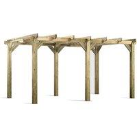Power 16x10 Pergola, Brown