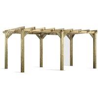 Power 18x10 Pergola, Brown