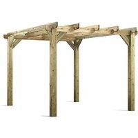 Power 10x12 Pergola, Brown