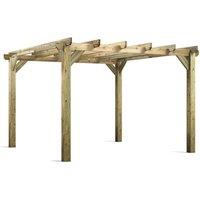 Power 12x12 Pergola, Brown