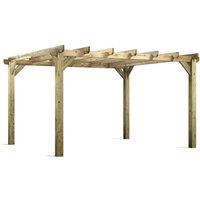 Power 14x12 Pergola, Brown