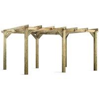 Power 16x12 Pergola, Brown
