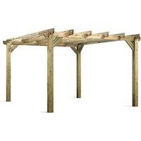 Power 12x14 Pergola, Brown