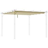Outsunny Pergola Shade Cover for 3x3m Pergola - Beige, Cream