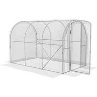 Outsunny Polytunnel Greenhouse w/ PE Cover 3 x 2 x 2m, Clear