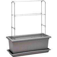 Gardenico Magnus - Self-watering Mobile Living Wall Kit - 800mm - Stone Grey, Grey