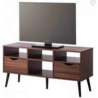 Heartlands Furniture Gjora tv Unit Medium Walnut, Brown