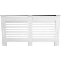 Jack Stonehouse White Horizonal Line Radiator Cover - Large, White