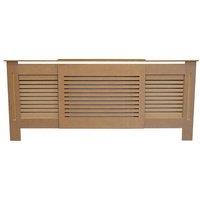 Jack Stonehouse Unpainted Horizonal Line Radiator Cover - Adj, Brown