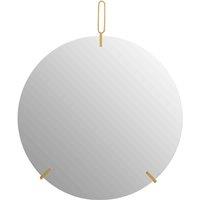 Interiors By Ph Matera Wall Mirror With Hanging Loop, Gold