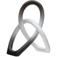 Interiors By Ph Broc Ombre Black And White Sculpture, Black