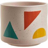 Interiors By Ph Jada Large Abstract Planter, Multi