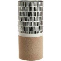 Interiors By Ph Jada Small Striped Vase, Black