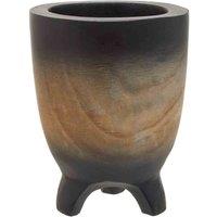 Interiors By Ph Arlo Small Black Ombre Planter, Black