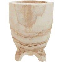 Interiors By Ph Arlo Large Natural Wooden Planter, Brown