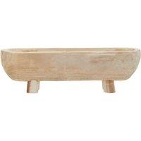 Interiors By Ph Arlo Natural Oval Dough Bowl, Brown